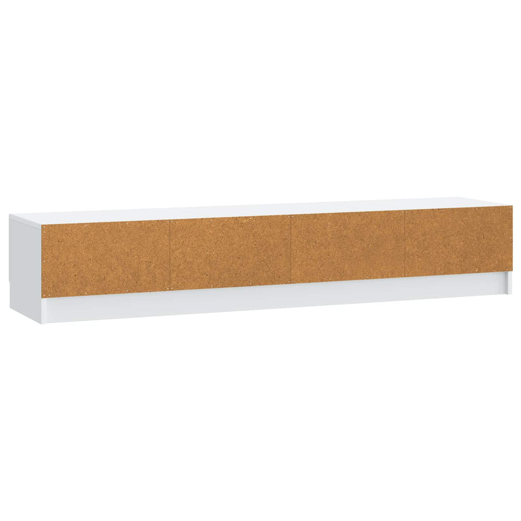 vidaXL Szafka pod telewizor z szufladą Biały 147 x 34,5 x 27 cm