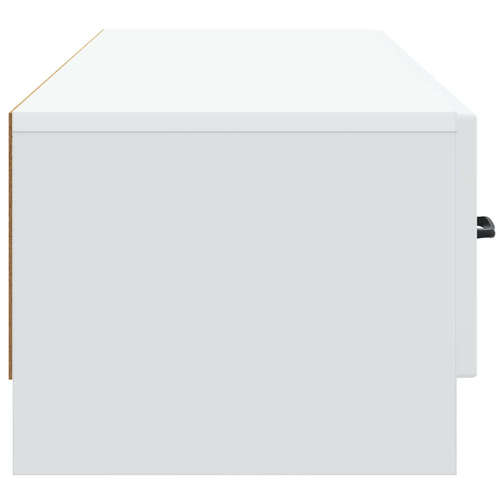 vidaXL Szafka pod telewizor z szufladą Biały 147 x 34,5 x 27 cm