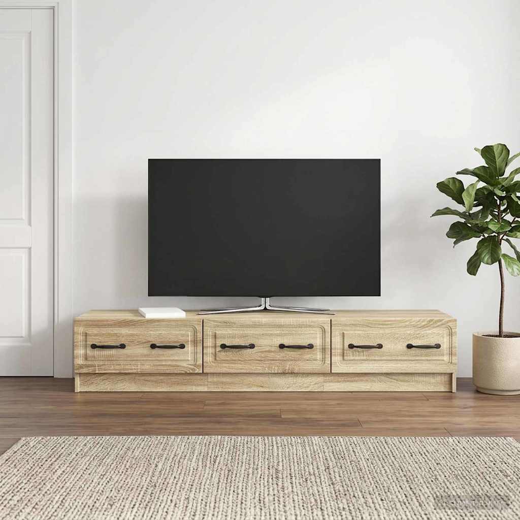 vidaXL Szafka pod telewizor 147 x 34,5 x 27 cm dąb Sonoma