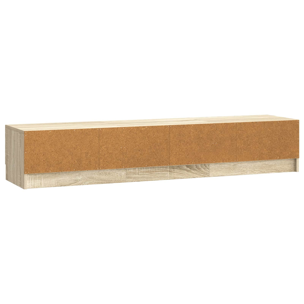 vidaXL Szafka pod telewizor z szufladą dąb Sonoma 147 x 34,5 x 27 cm