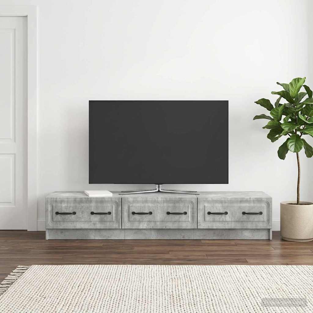vidaXL Szafka pod telewizor Betonowy szary 147 x 34,5 x 27 cm