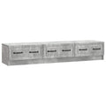 vidaXL Szafka pod telewizor Betonowy szary 147 x 34,5 x 27 cm