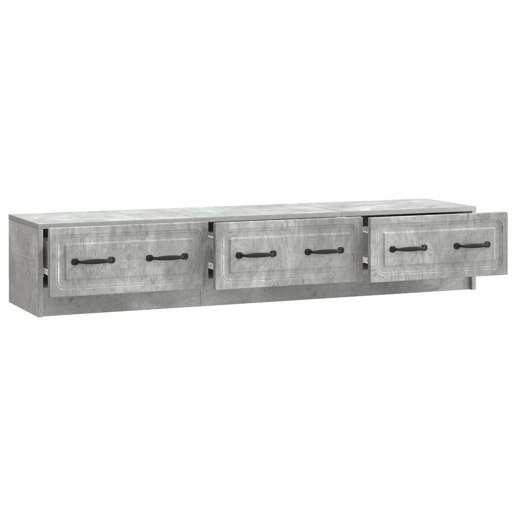 vidaXL Szafka pod telewizor Betonowy szary 147 x 34,5 x 27 cm