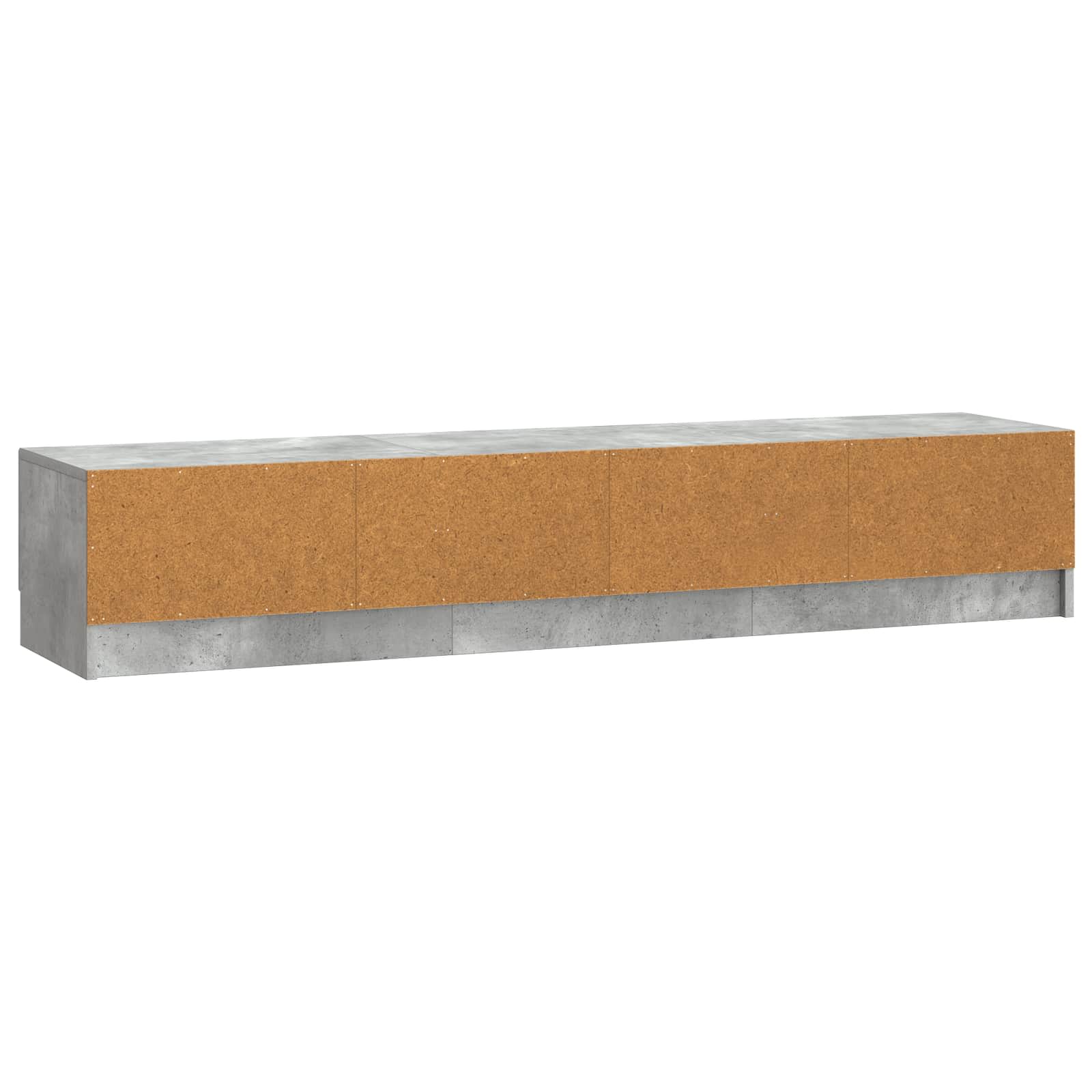 vidaXL Szafka pod telewizor Betonowy szary 147 x 34,5 x 27 cm