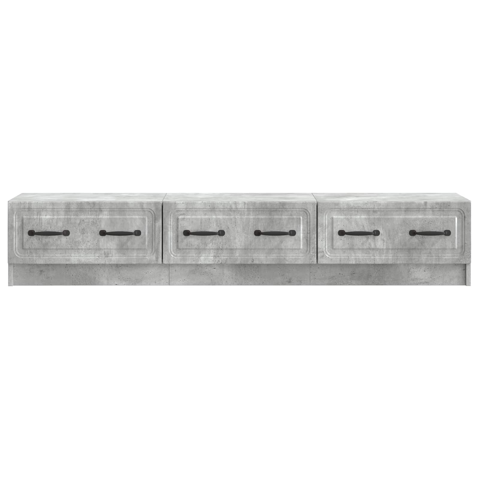 vidaXL Szafka pod telewizor Betonowy szary 147 x 34,5 x 27 cm