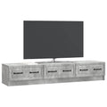 vidaXL Szafka pod telewizor Betonowy szary 147 x 34,5 x 27 cm