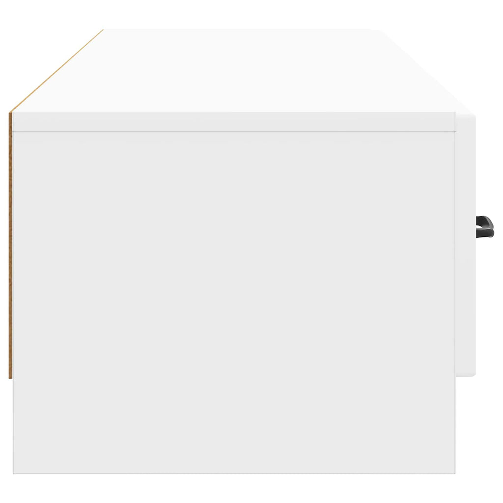 vidaXL Szafka pod telewizor Biały wysoki połysk 147 x 34,5 x 27 cm