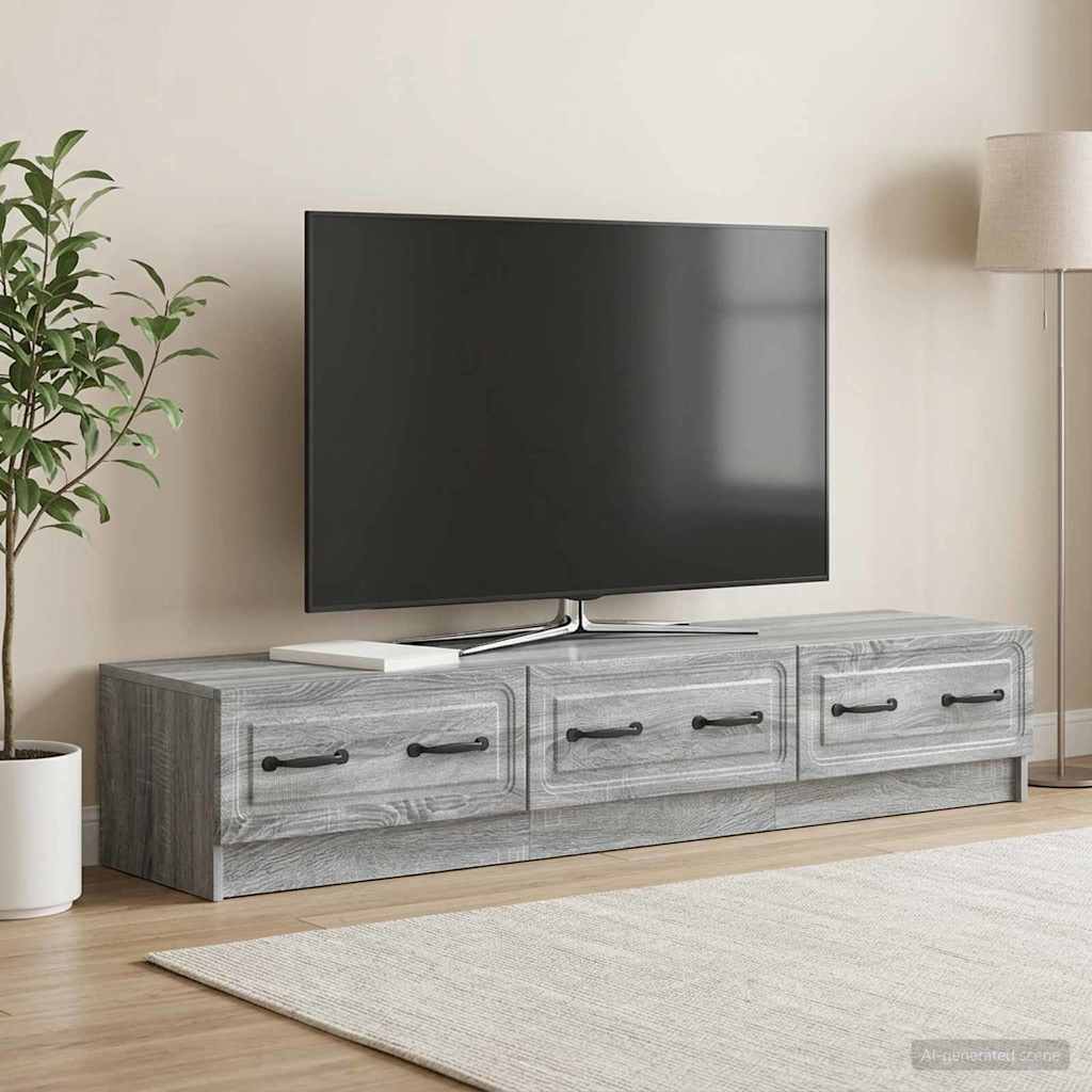 vidaXL Szafka pod telewizor 147 x 34,5 x 27 cm Szary Sonoma