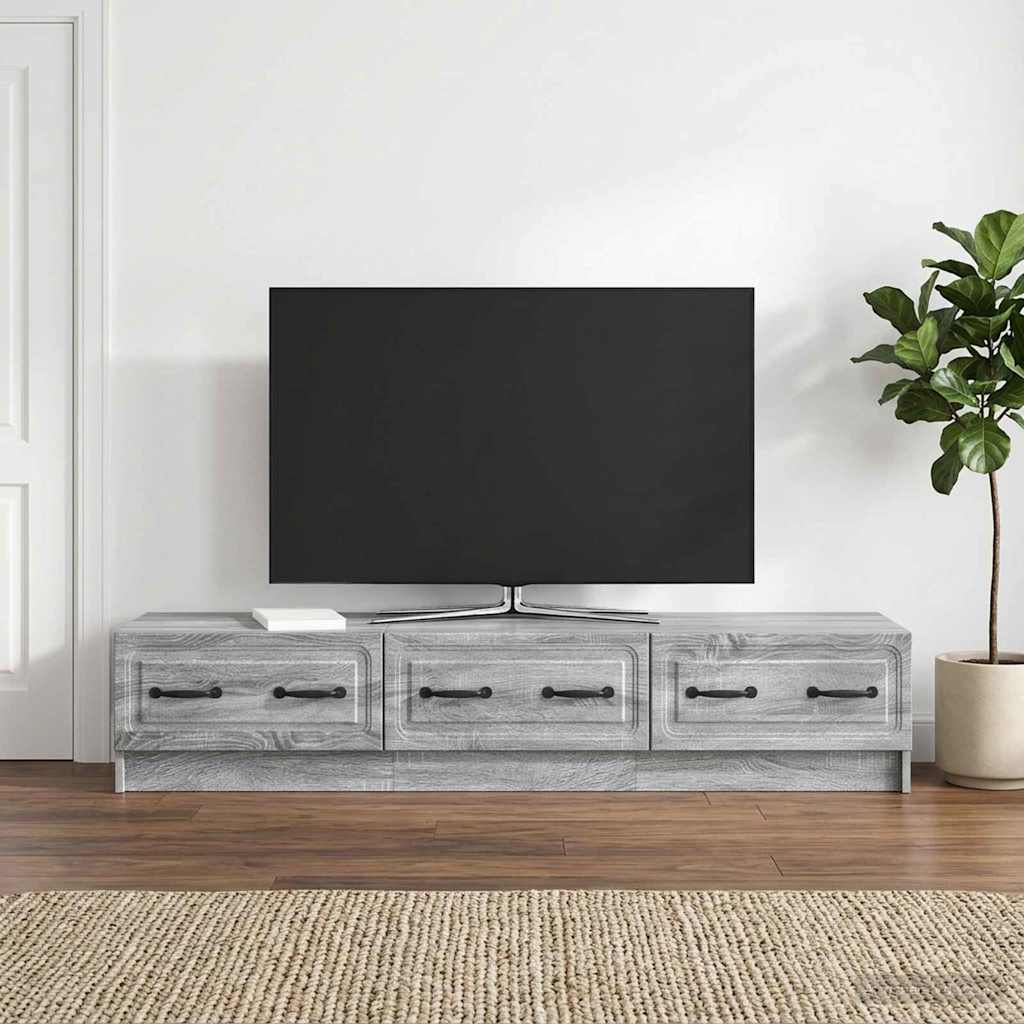vidaXL Szafka pod telewizor 147 x 34,5 x 27 cm Szary Sonoma