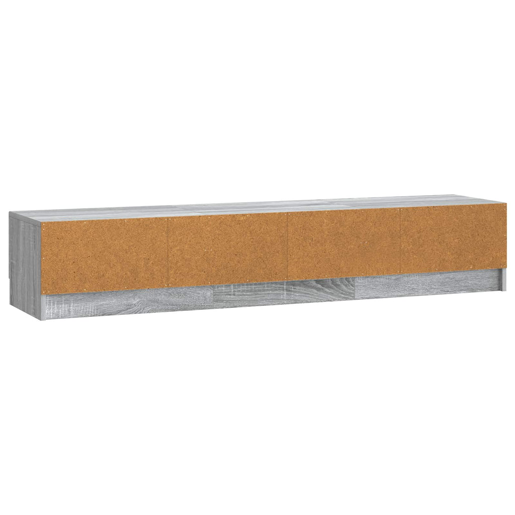 vidaXL Szafka pod telewizor z szufladą Szary Sonoma 147 x 34,5 x 27 cm