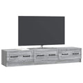 vidaXL Szafka pod telewizor z szufladą Szary Sonoma 147 x 34,5 x 27 cm