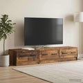 vidaXL Szafka pod telewizor 147 x 34,5 x 27 cm Stare drewno