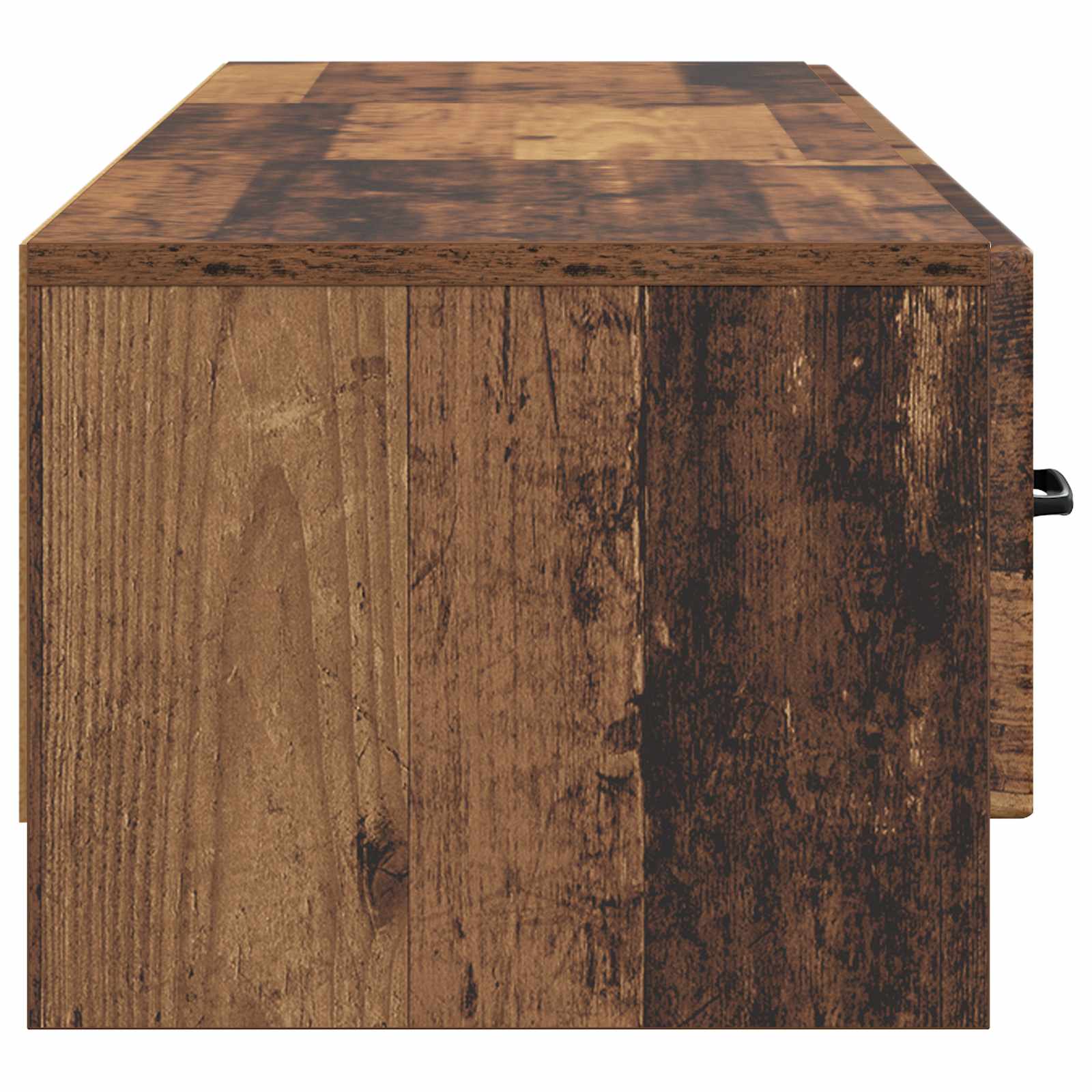 vidaXL Szafka pod telewizor z szufladą Stare drewno 147 x 34,5 x 27 cm