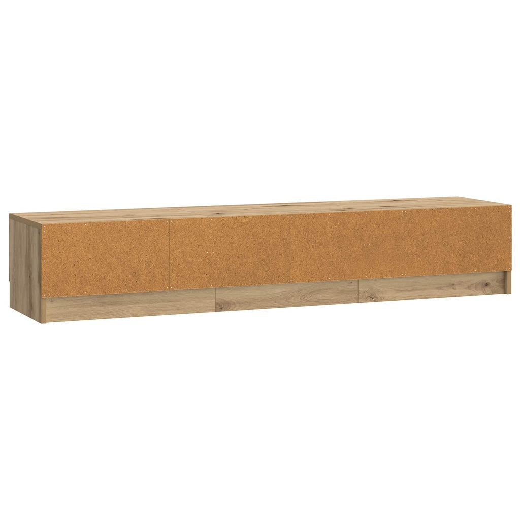 vidaXL Szafka pod telewizor z szufladą Dąb artisan 147 x 34,5 x 27 cm