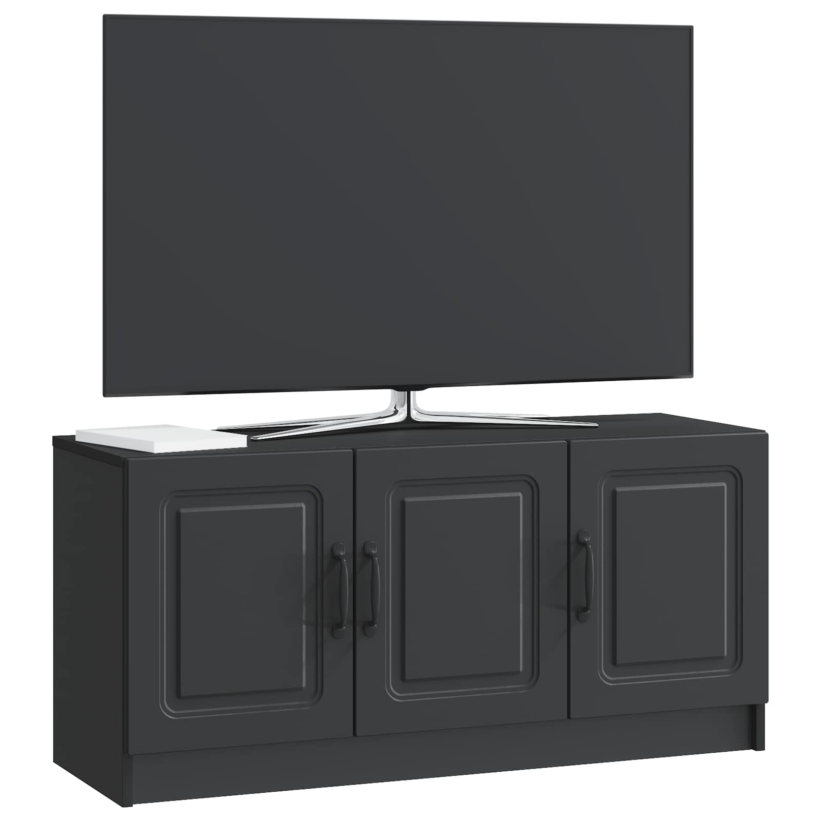 vidaXL Szafka pod telewizor Czarny 99 x 34,5 x 47 cm