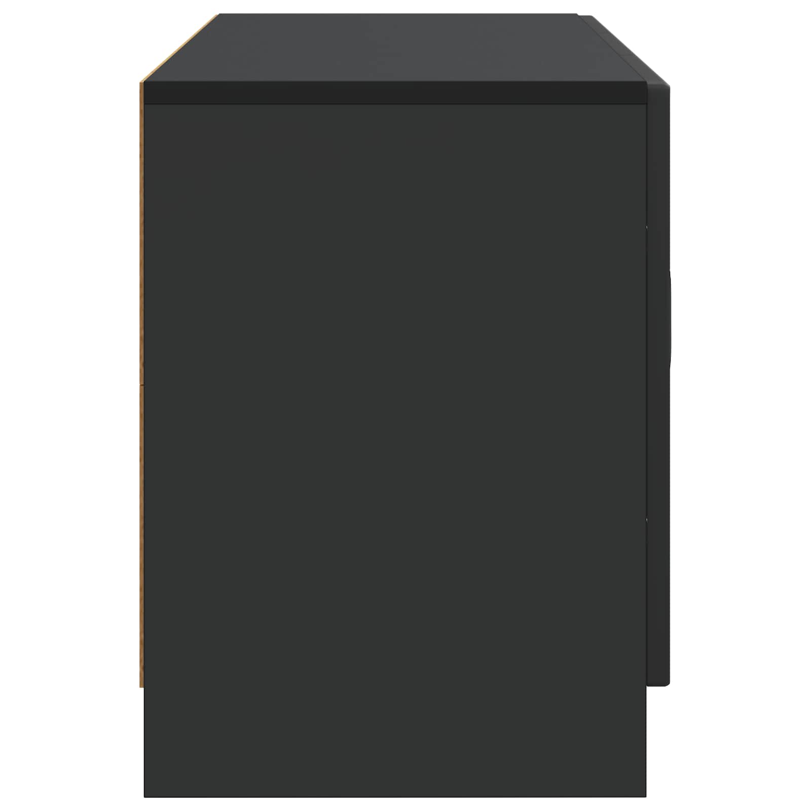 vidaXL Szafka pod telewizor Czarny 99 x 34,5 x 47 cm