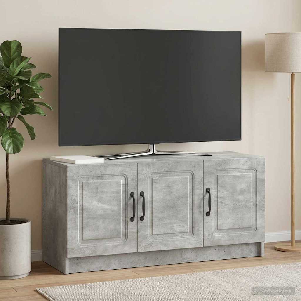vidaXL Szafka pod telewizor Betonowy szary 99 x 34,5 x 47 cm