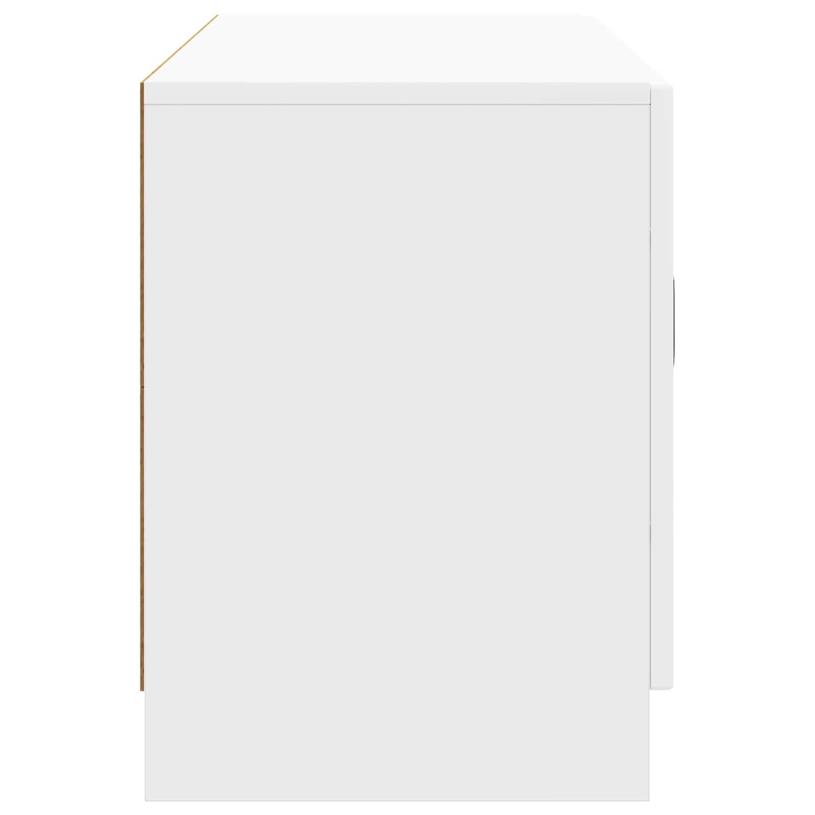 vidaXL Szafka pod telewizor Biały wysoki połysk 99 x 34,5 x 47 cm