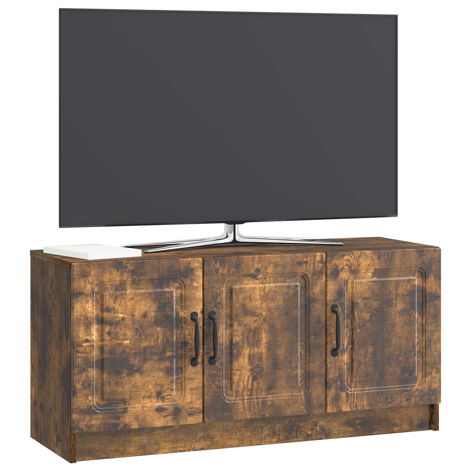 vidaXL Szafka pod telewizor Dąb wędzony 99 x 34,5 x 47 cm