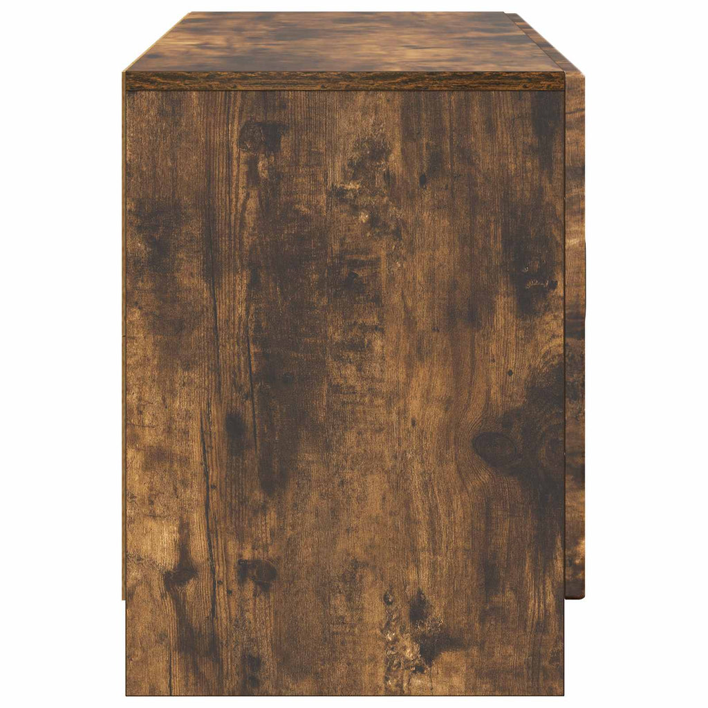 vidaXL Szafka pod telewizor Dąb wędzony 99 x 34,5 x 47 cm