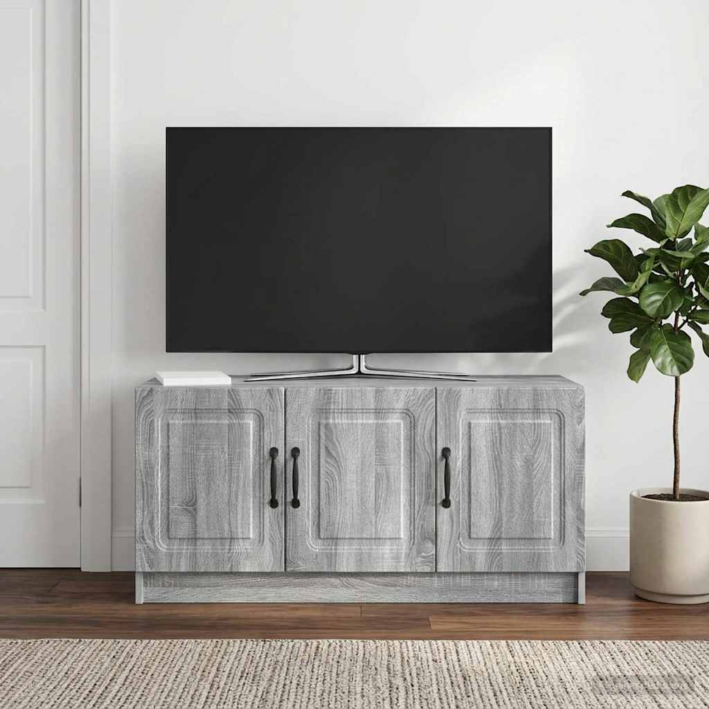vidaXL Szafka pod telewizor Szary Sonoma 99 x 34,5 x 47 cm