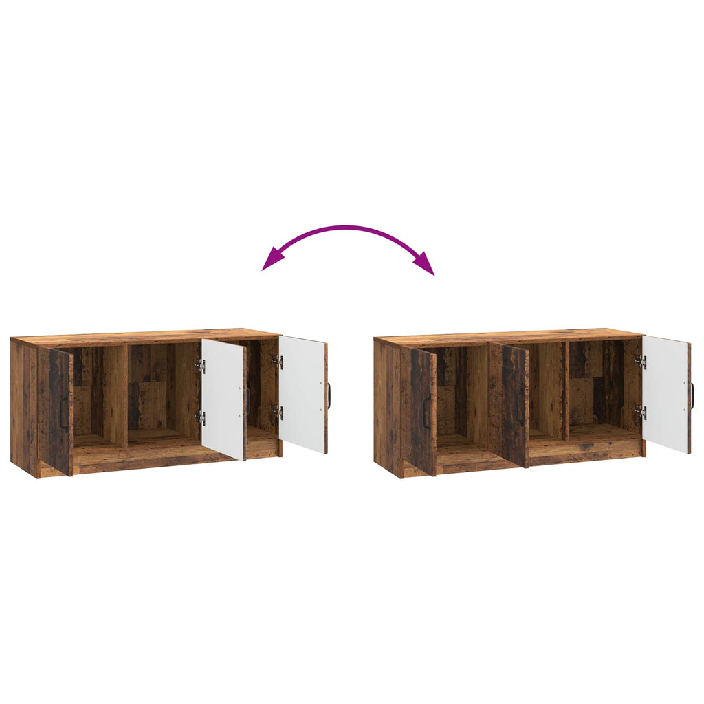 vidaXL Szafka pod telewizor Stare drewno 99 x 34,5 x 47 cm