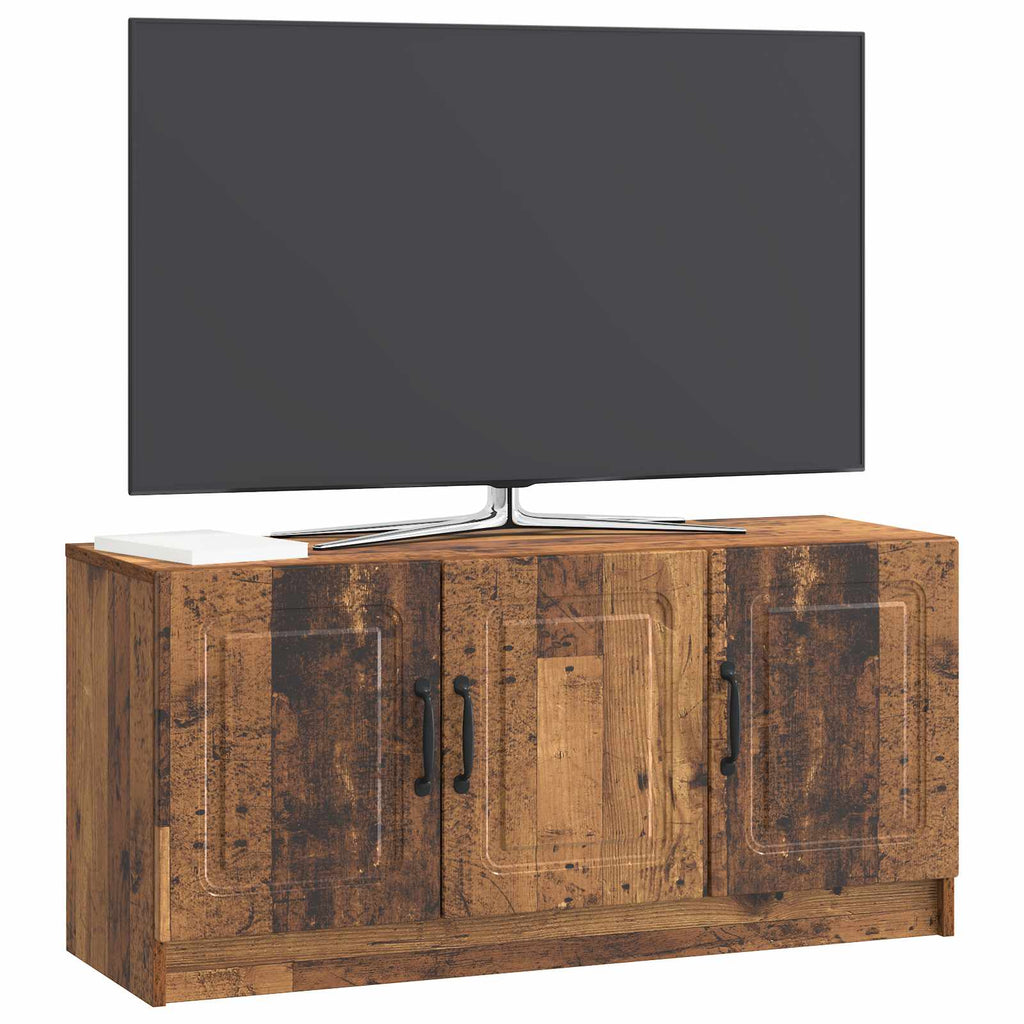 vidaXL Szafka pod telewizor Stare drewno 99 x 34,5 x 47 cm