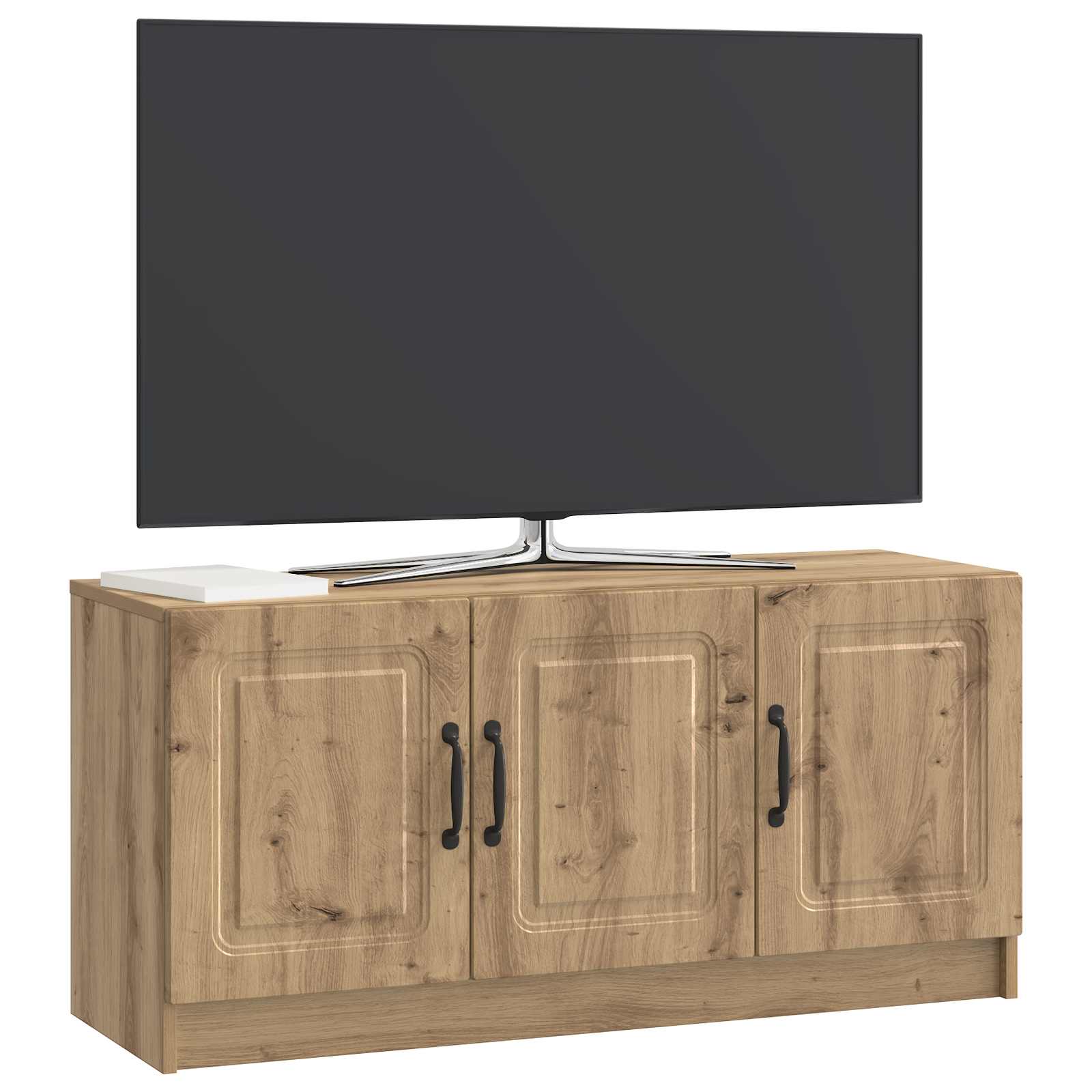 vidaXL Szafka pod telewizor Dąb artisan 99 x 34,5 x 47 cm