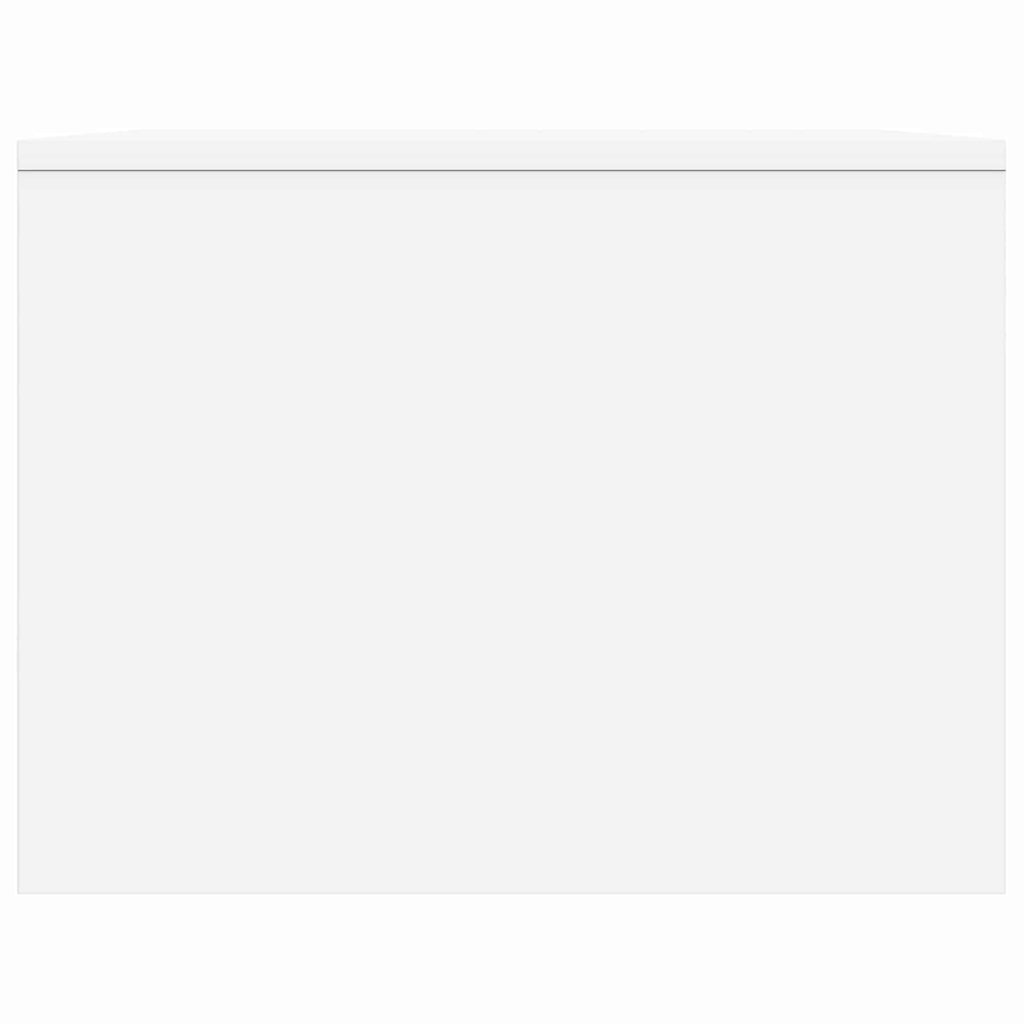 vidaXL Stolik kawowy Biały 90 x 50 x 37 cm Drewno inżynieryjne