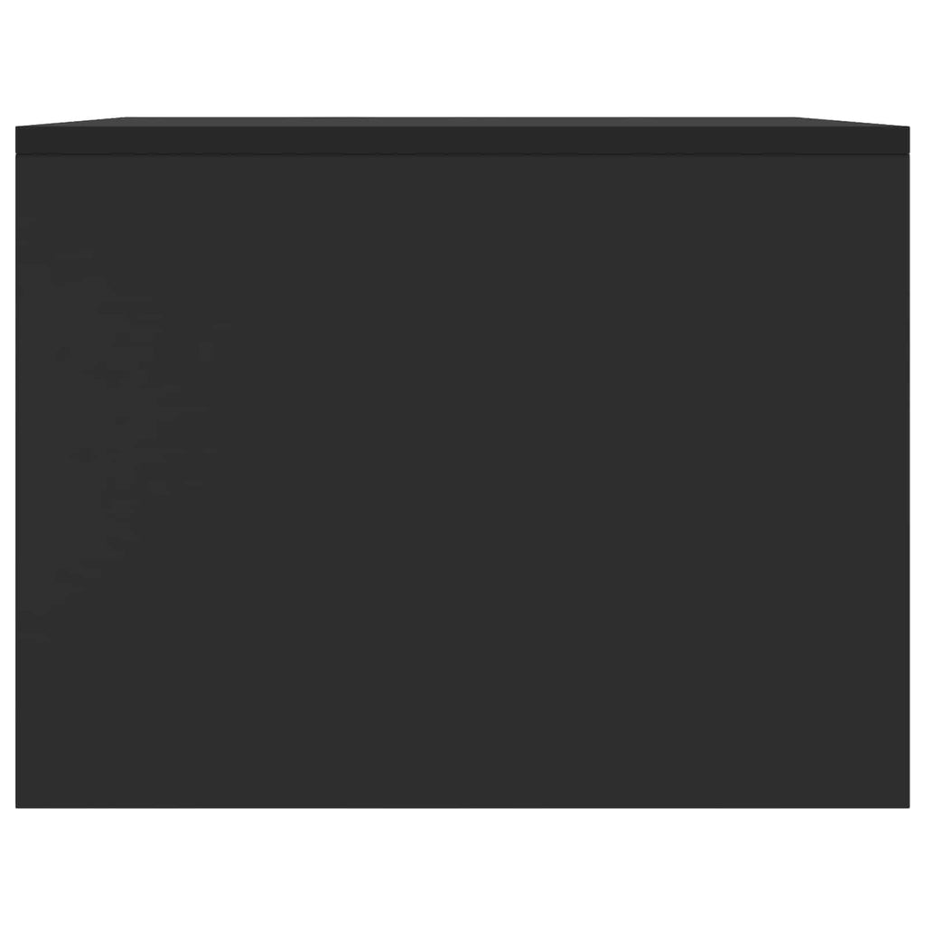 vidaXL Stolik kawowy Czarny 90 x 50 x 37 cm Drewno inżynieryjne