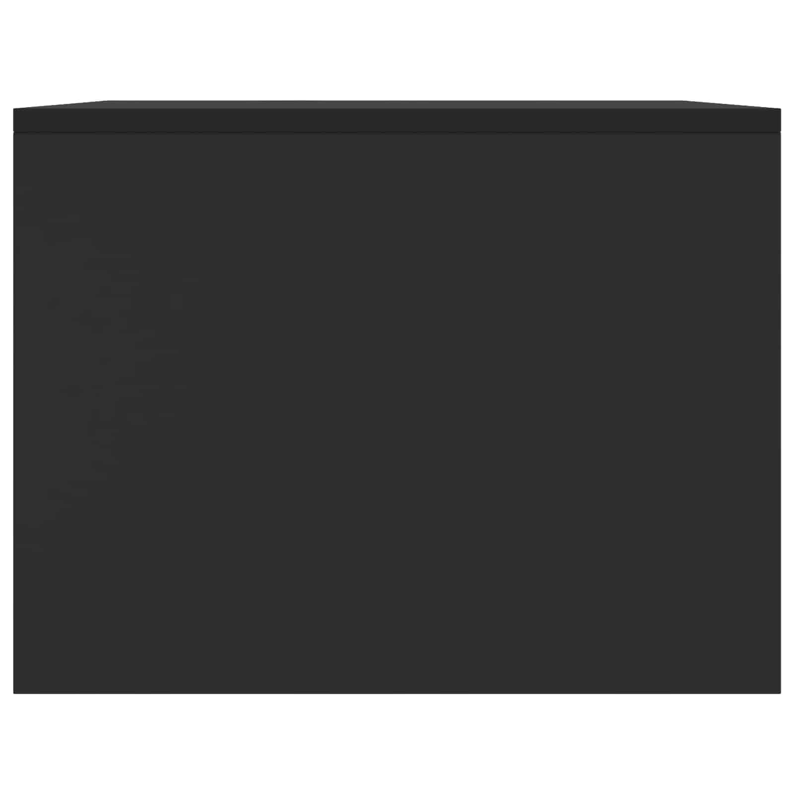vidaXL Stolik kawowy Czarny 90 x 50 x 37 cm Drewno inżynieryjne
