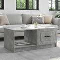 vidaXL Stolik kawowy Betonowy szary 90 x 50 x 37 cm