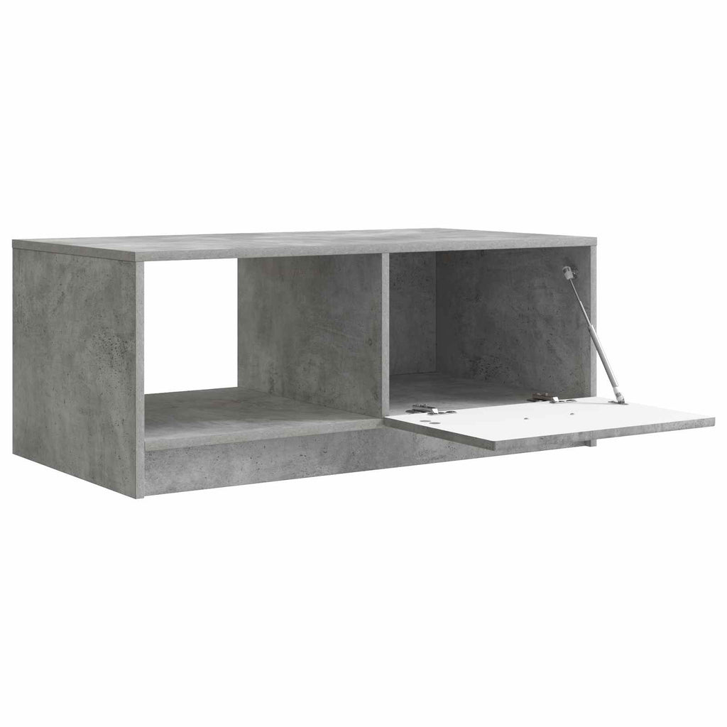 vidaXL Stolik kawowy Betonowy szary 90 x 50 x 37 cm