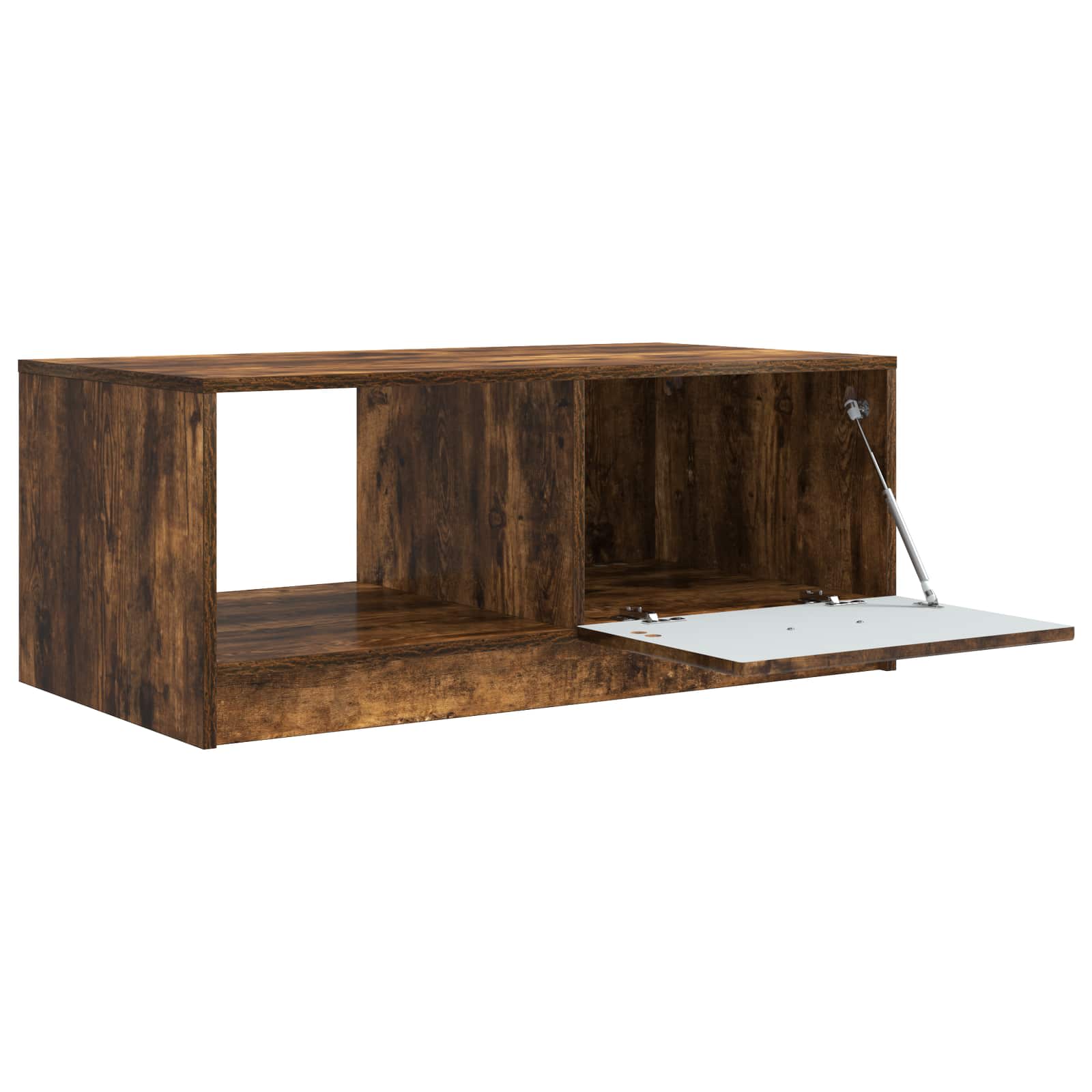 vidaXL Stolik kawowy Dąb wędzony 90 x 50 x 37 cm Drewno inżynieryjne