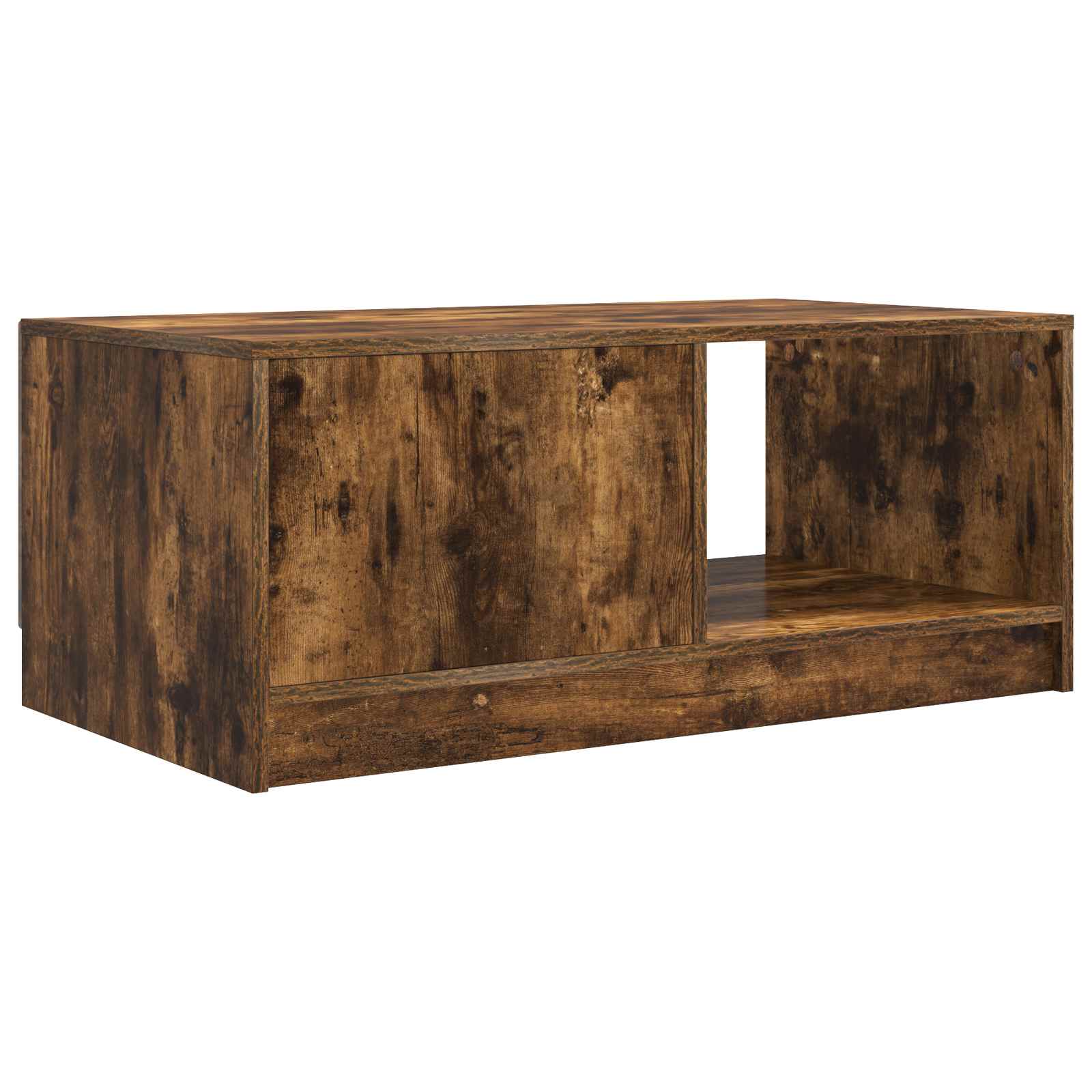 vidaXL Stolik kawowy Dąb wędzony 90 x 50 x 37 cm Drewno inżynieryjne