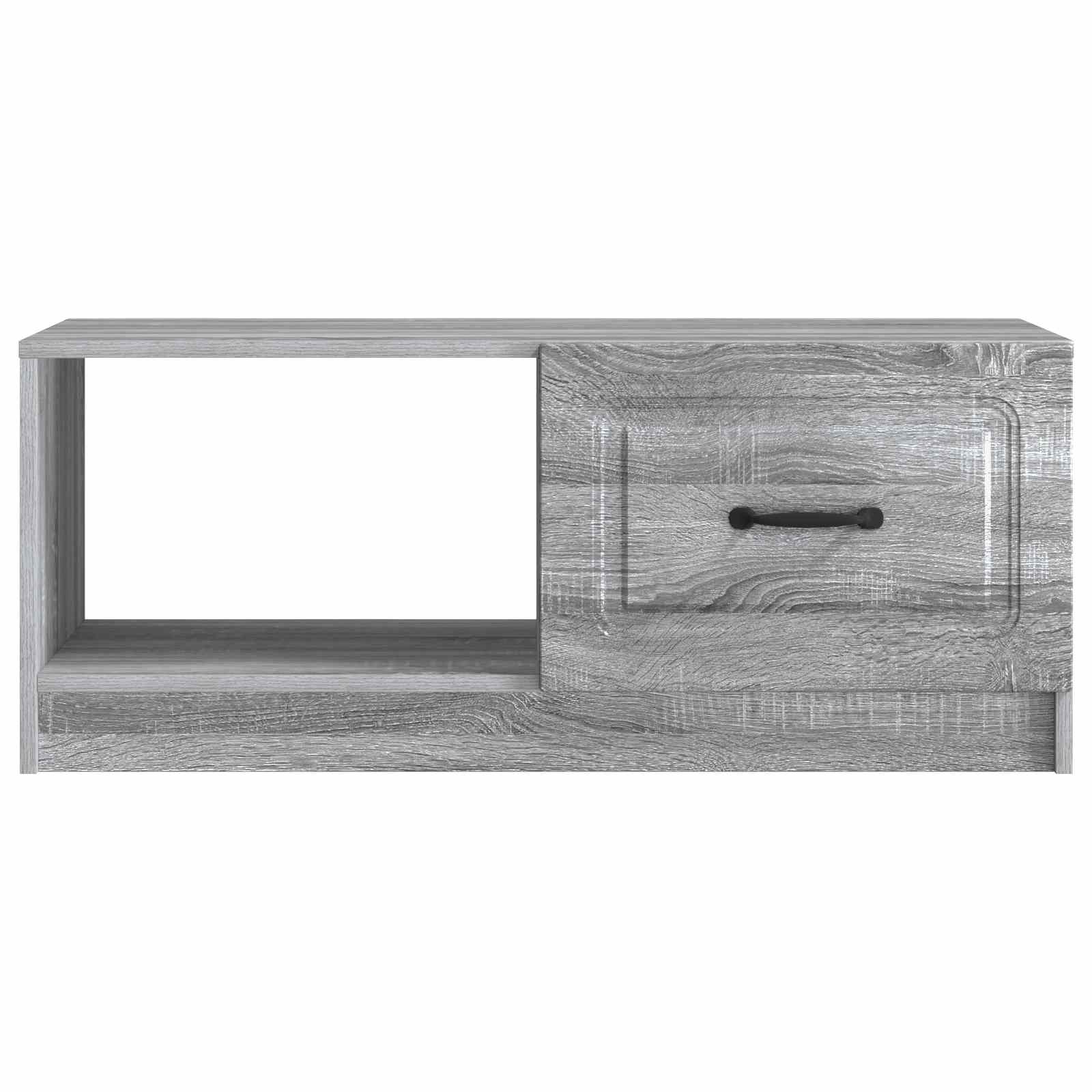 vidaXL Stolik kawowy Szary Sonoma 90 x 50 x 37 cm Drewno inżynieryjne