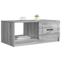 vidaXL Stolik kawowy Szary Sonoma 90 x 50 x 37 cm Drewno inżynieryjne
