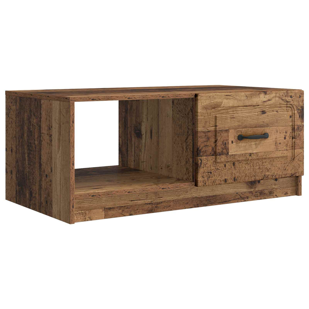 vidaXL Stolik kawowy Stare drewno 90 x 50 x 37 cm Drewno inżynieryjne