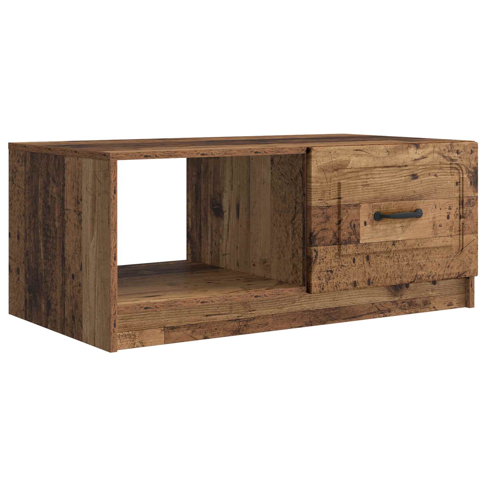 vidaXL Stolik kawowy Stare drewno 90 x 50 x 37 cm Drewno inżynieryjne