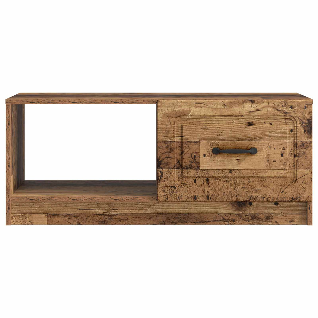 vidaXL Stolik kawowy Stare drewno 90 x 50 x 37 cm Drewno inżynieryjne