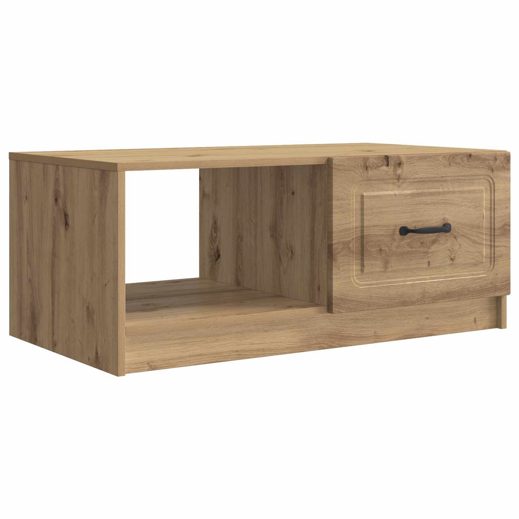 vidaXL Stolik kawowy Dąb artisan 90 x 50 x 37 cm Drewno inżynieryjne