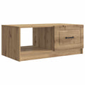 vidaXL Stolik kawowy Dąb artisan 90 x 50 x 37 cm Drewno inżynieryjne