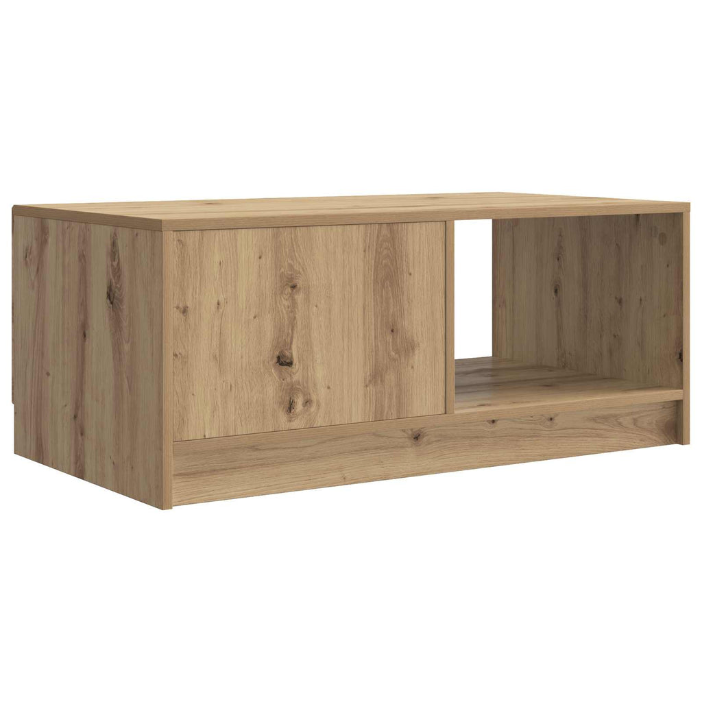 vidaXL Stolik kawowy Dąb artisan 90 x 50 x 37 cm Drewno inżynieryjne