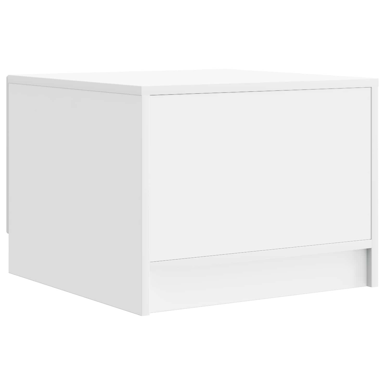 vidaXL Stolik kawowy Biały 49 x 50 x 37 cm Drewno inżynieryjne