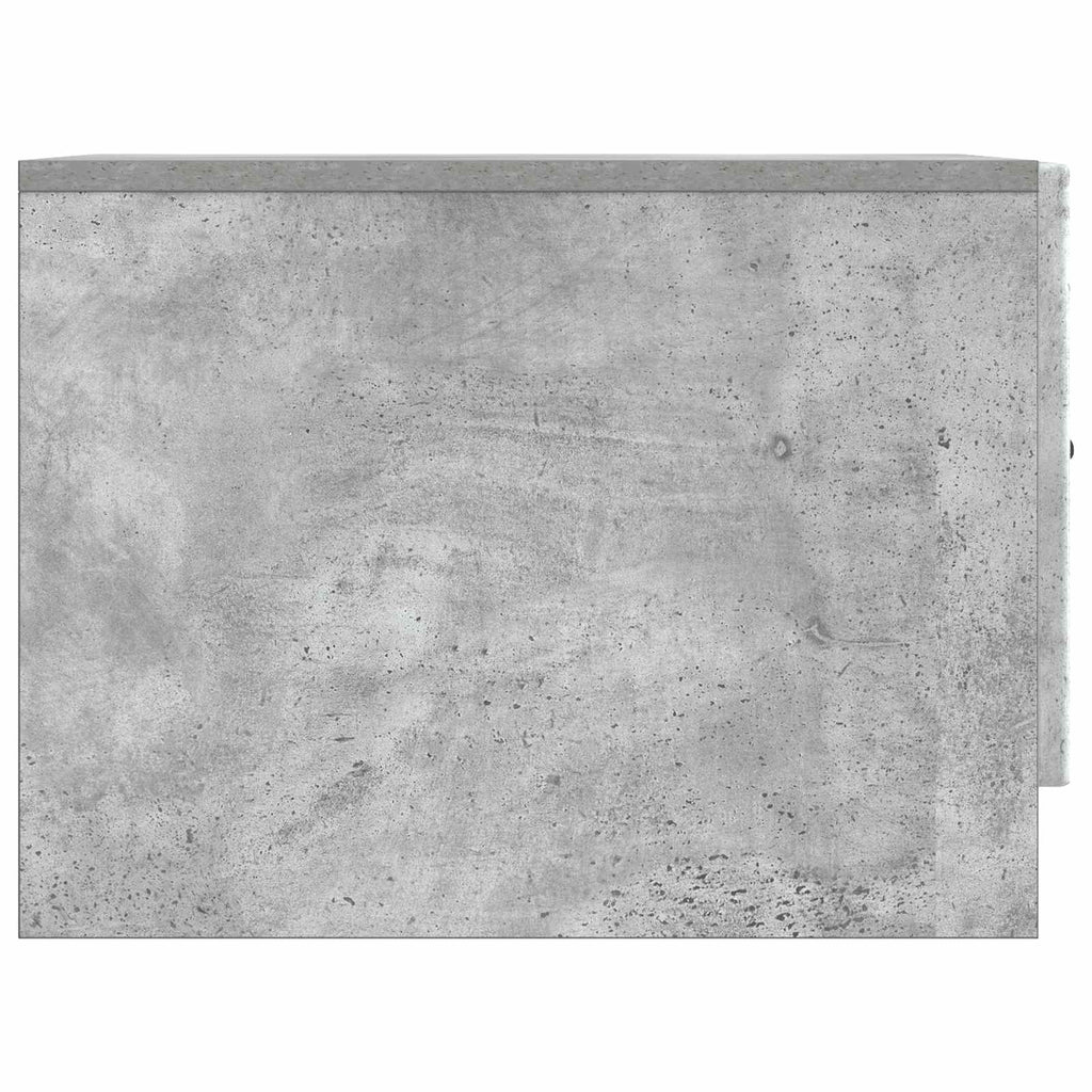 vidaXL Stolik kawowy z szufladą Betonowy szary 49 x 50 x 37 cm