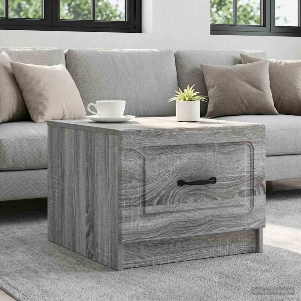 vidaXL Stolik kawowy Szary Sonoma 49 x 50 x 37 cm Drewno inżynieryjne