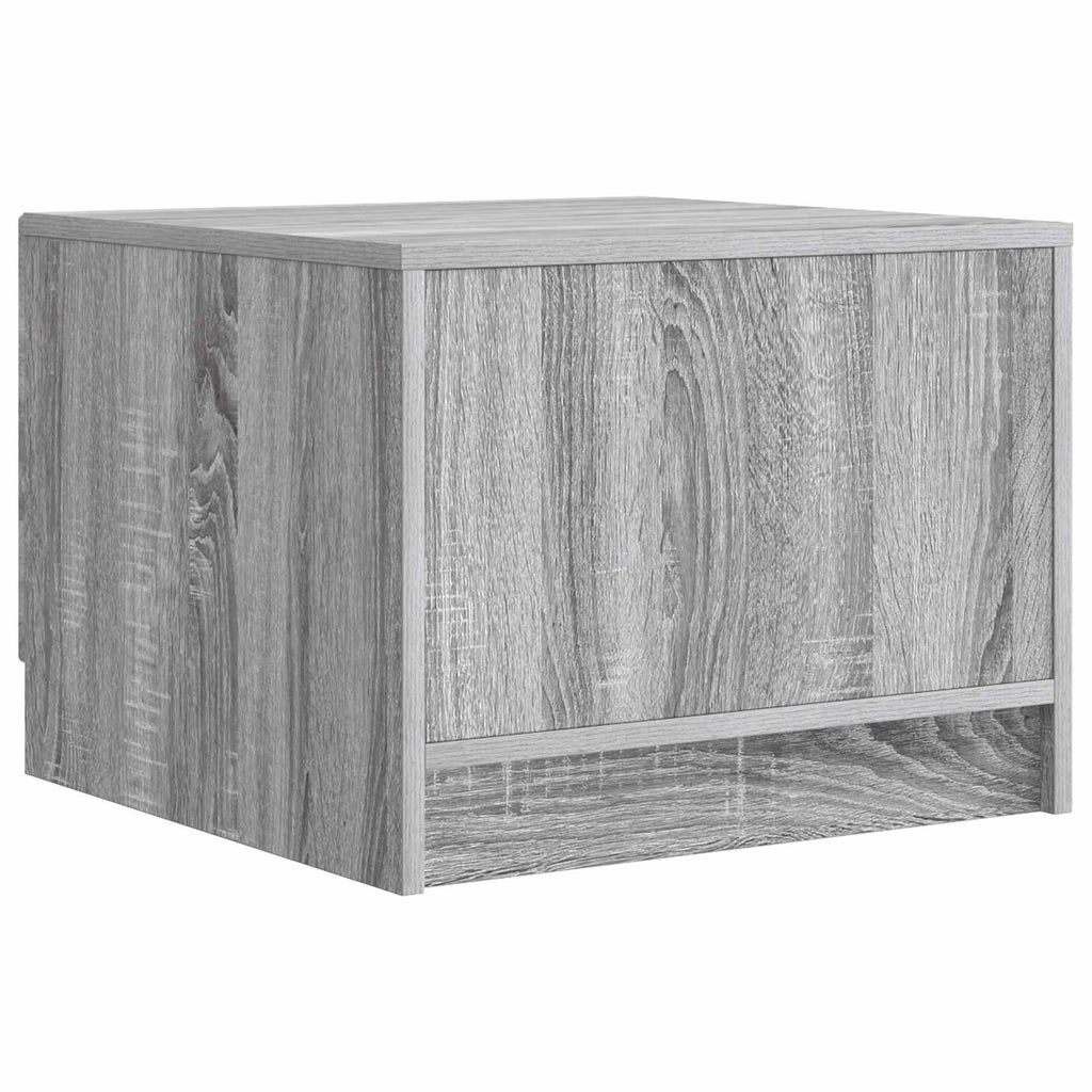 vidaXL Stolik kawowy Szary Sonoma 49 x 50 x 37 cm Drewno inżynieryjne