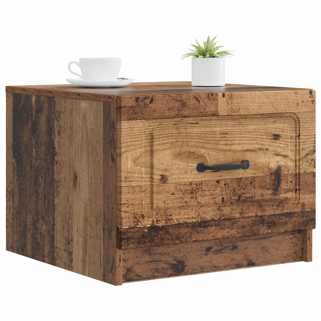 vidaXL Stolik kawowy Stare drewno 49 x 50 x 37 cm Drewno inżynieryjne