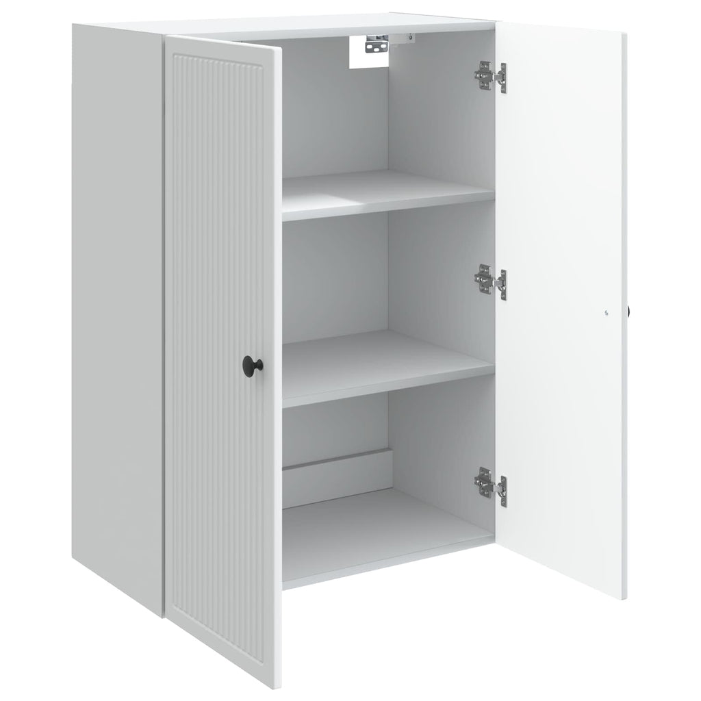 vidaXL Szafka ścienna Biały 66 x 34,5 x 90 cm Drewno inżynieryjne