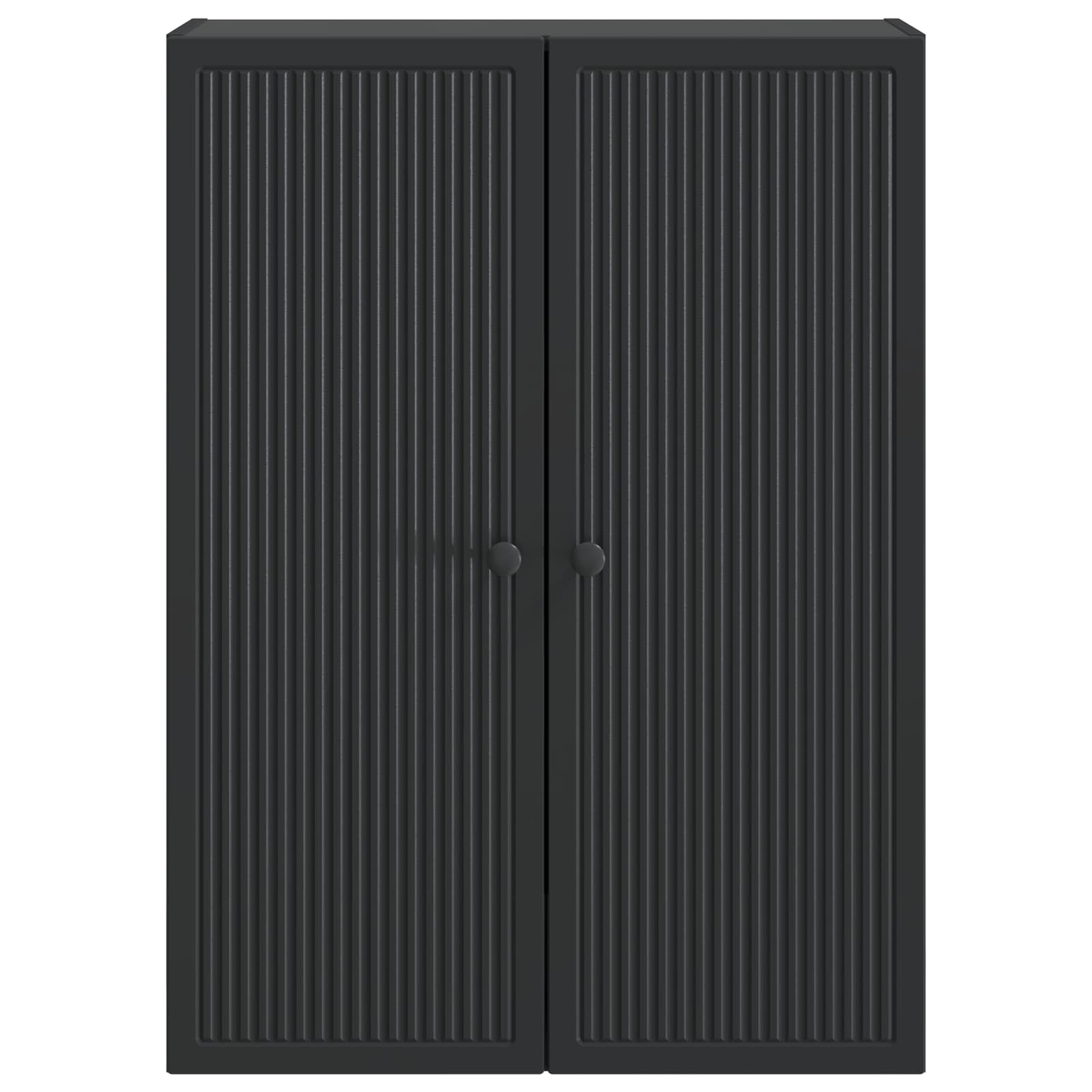 vidaXL Szafka ścienna Czarny 66 x 34,5 x 90 cm Drewno inżynieryjne